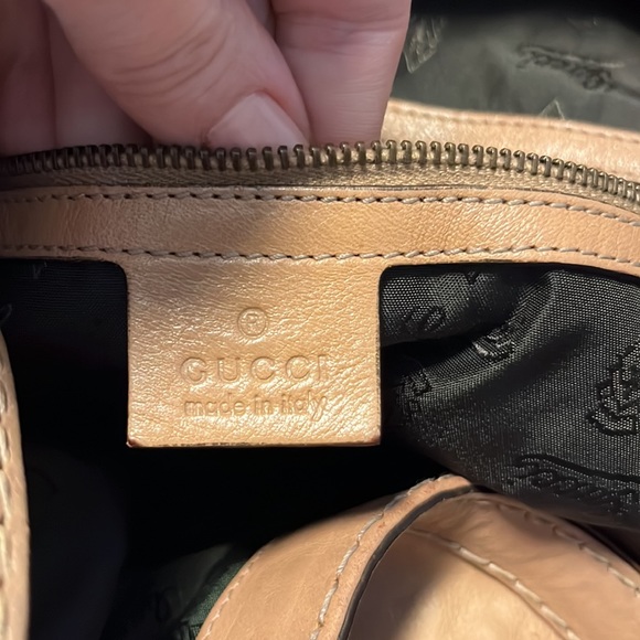 GUCCI Vintage leather jockey bag - Picture 7 of 12